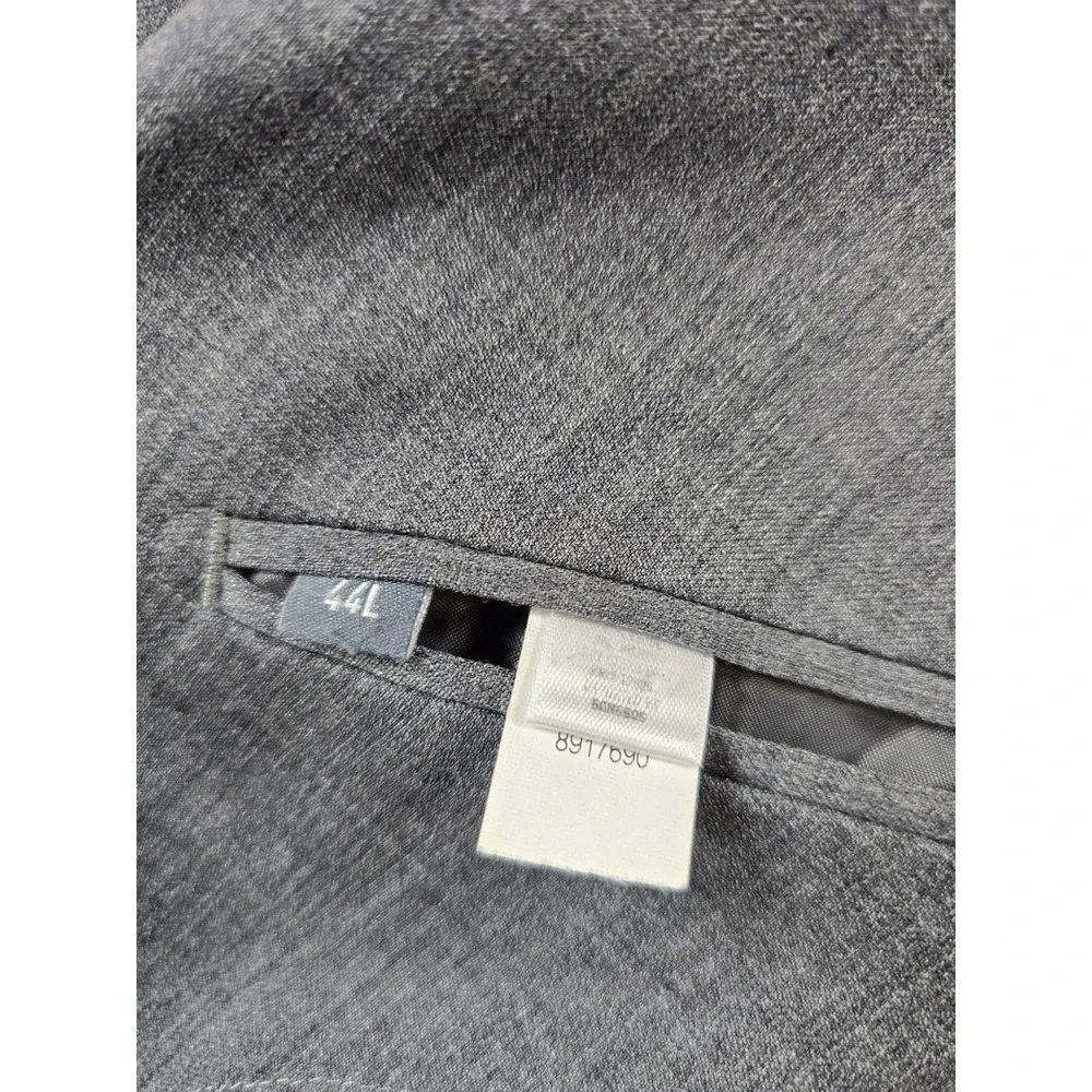 Bonobos Jetsetter Slim Fit Suit Mens 44L 2 Piece Pants 36x33 Grey Wool Stretch